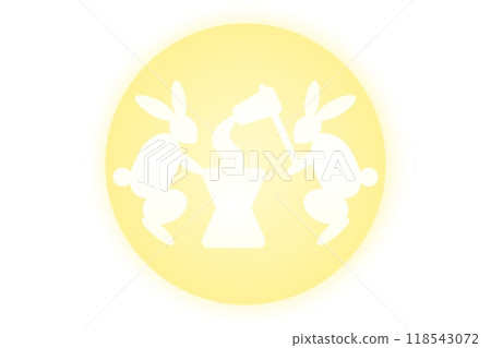 Moon Rabbit Pounding Mochi (Moonlight Rabbit) Moon Rabbit Pounding Mochi (Moonlight Rabbit) 118543072