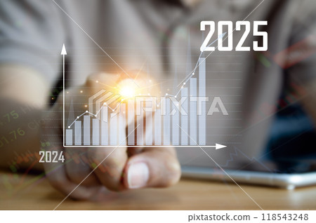 Business recovery concept in 2025 New investments in 2025 118543248