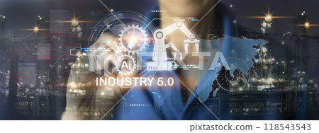 The concept of Industrial Revolution No. 5 118543543