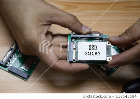 SSD Sata M.2 and the use of converters, computer parts 118543584