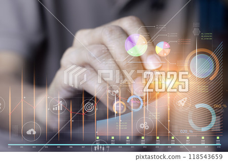 Planning and strategies for the advancement or success of stock market business, success in 2025 118543659