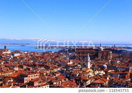 Venice cityscape from St. Mark's Campanile Venice cityscape from St. Mark's Campanile 118543755