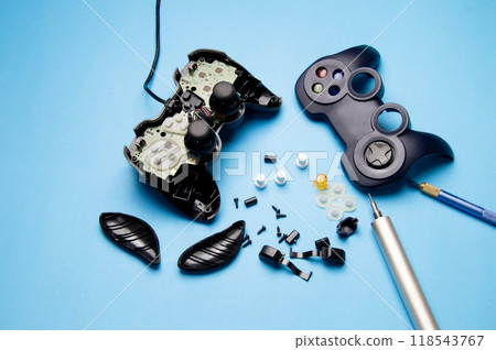 Game joystick disassembly and maintenance Game joystick disassembly and maintenance 118543767
