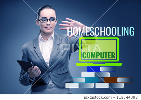 Home schooling concept as modern education method Home schooling concept as modern education method 118544398