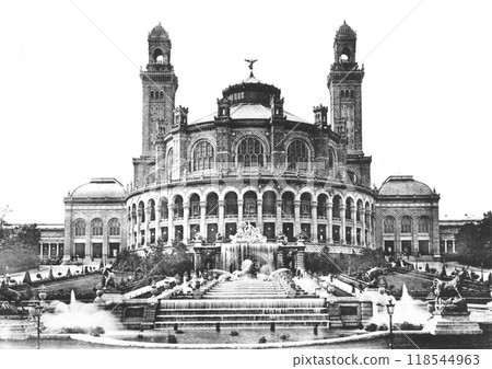Trocadero Palace, Paris, France in the past Trocadero Palace, Paris, France in the past 118544963