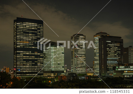 Osaka Business Park Night view Osaka Business Park Night view 118545331