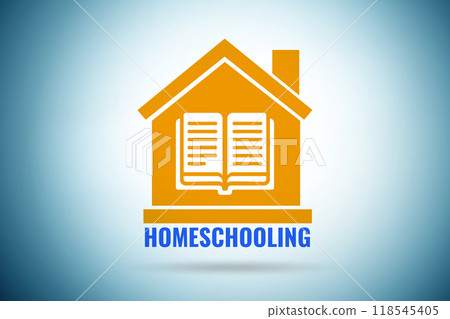 Home schooling concept as modern education method 118545405