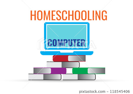 Home schooling concept as modern education method 118545406