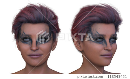 Close-up of a woman's face Close-up of a woman's face 118545431