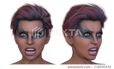 Close-up of a woman's face Close-up of a woman's face 118545432