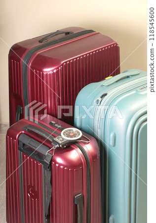 Mechanical old manual luggage scale 40 kilograms. Tourism and useful items. Transportation rules and regulations.  118545600