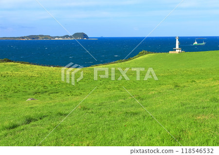 [Saga Prefecture] Hizen Tateishizaki Lighthouse, Suginohara Pasture and Ogawa Island 118546532