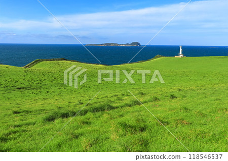 [Saga Prefecture] Hizen Tateishizaki Lighthouse, Suginohara Pasture and Ogawa Island 118546537