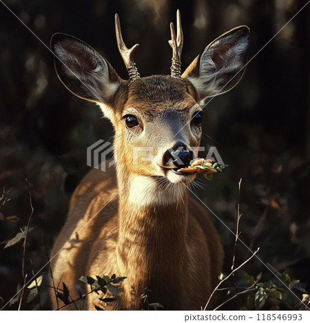 梅花鹿撞鹿角 梅花鹿撞鹿角 118546993