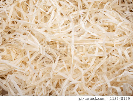 Sawdust for packing gifts texture or background Sawdust for packing gifts texture or background 118548159