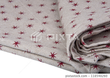 Bright gray craft fabric or material soft texture 118548260