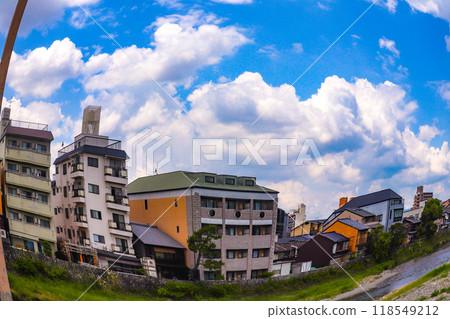 【京都風景】魚眼看到的鴨川（從七條大橋到三條大橋） 118549212