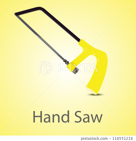 hand saw tool home vector work 118551218