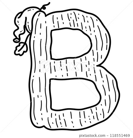 Whimsical pumpkin Alphabet and Numbers Doodle Design Whimsical pumpkin Alphabet and Numbers Doodle Design 118551469