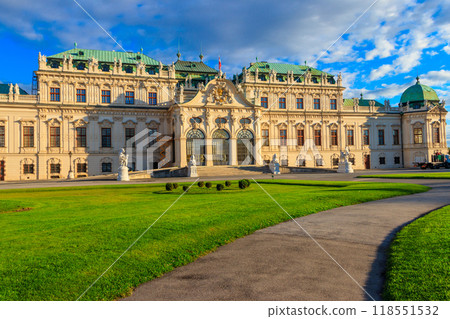 Upper Belvedere palace in Vienna, Austria Upper Belvedere palace in Vienna, Austria 118551532
