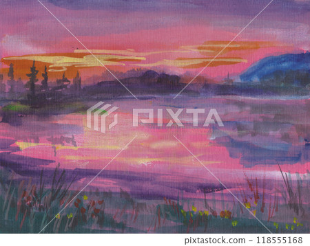 Twilight after sunset 118555168