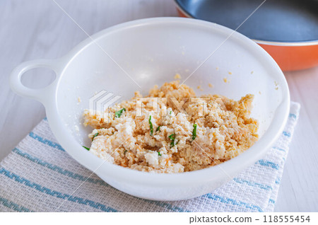 A mixture of ingredients 118555454