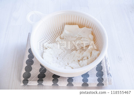 Strained fishcake Strained fishcake 118555467