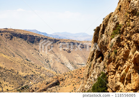 view of Noravank gorge near Noravank monastery view of Noravank gorge near Noravank monastery 118556005