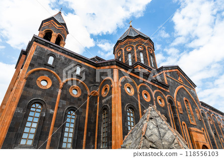 back of Holy Saviour's Church and dome in Gyumri back of Holy Saviour's Church and dome in Gyumri 118556103