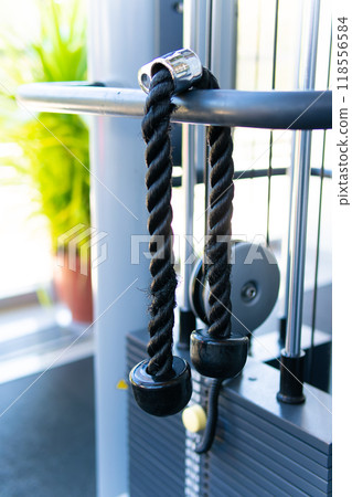 healthy lifestyle sport exercise equipment fitness health machine heavy gym club modern healthy lifestyle sport exercise equipment fitness health machine heavy gym club modern 118556584