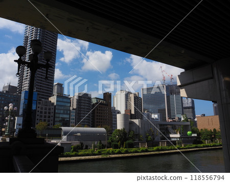 Osaka City: River Scenery 118556794