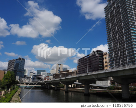 Osaka City: River Scenery 118556796