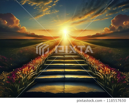 The road to light, small steps that illuminate the future 118557630