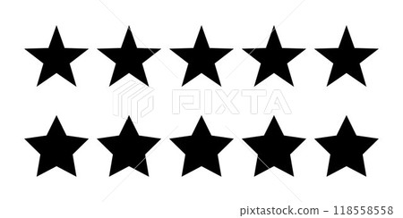 Customer Reviews. Five Star Rating. A rating of the quality of the product. 118558558