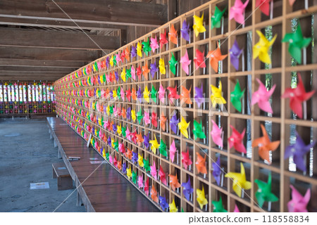 Windmill at Shiratori Shrine Windmill at Shiratori Shrine 118558834