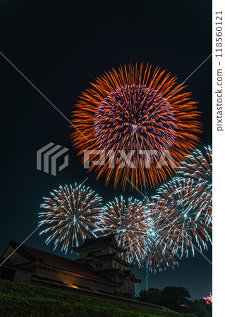 茨城利根川煙火大會和日本建築 118560121