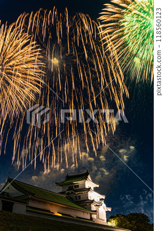 Ibaraki Tone River Fireworks Festival and Japanese-style architecture 118560123