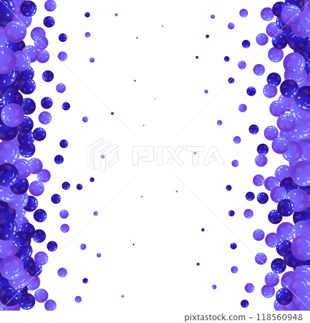Vector illustration for your design. Luxurious beautiful background with yellow spheres. Natural pearls with highlights. Blue balls. EPS 10 118560948
