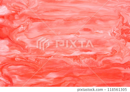 Abstract background mixing red and white paints. Abstract background mixing red and white paints. 118561305