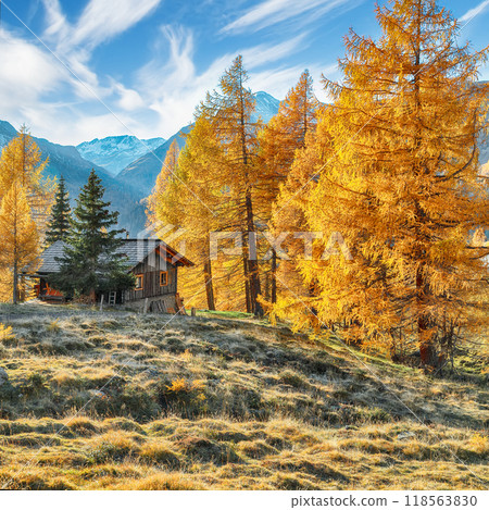 Fantastic autumn landscape  at Grossglockner High Alpine Road. 118563830