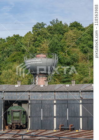 Old trains in the german ruhr aerea 118563988