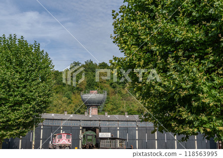 Old trains in the german ruhr aerea 118563995