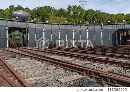 Old trains in the german ruhr aerea 118564035