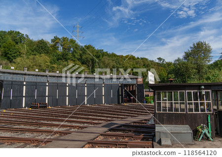 Old trains in the german ruhr aerea 118564120