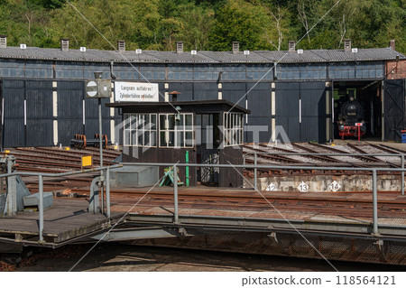 Old trains in the german ruhr aerea 118564121