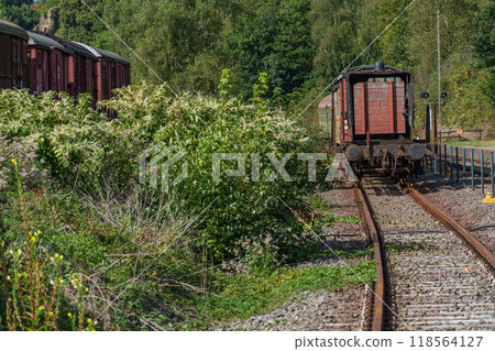 Old trains in the german ruhr aerea Old trains in the german ruhr aerea 118564127