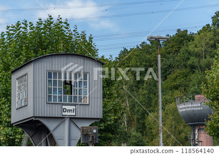 Old trains in the german ruhr aerea 118564140