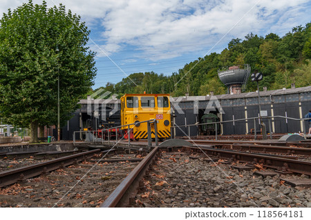 Old trains in the german ruhr aerea 118564181
