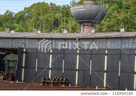 Old trains in the german ruhr aerea 118564189