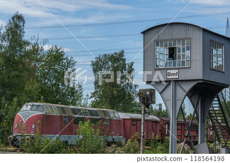 Old trains in the german ruhr aerea Old trains in the german ruhr aerea 118564198